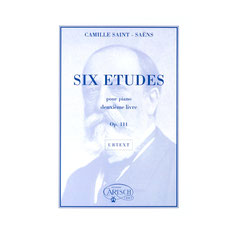 6 etudes op. 111 vol. 2 pour piano Camille Saint-Saens MK1046 