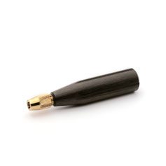Griff für auswechselbare Dornspitzen Z004 Ebenholz Messing brass ebony Fagott bassoon Rohr Fagottrohr reed Rohrbau reedmaking Dorn mandrel