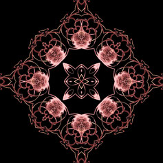 "MIRRORED PATTERNS Ro N°4" © Indira Emmerlich