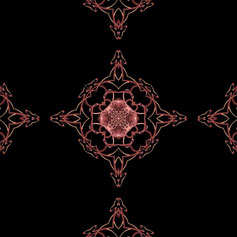 "MIRRORED PATTERNS Ro N°1" © Indira Emmerlich