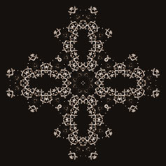 "MIRRORED PATTERNS Si N°3" © Indira Emmerlich