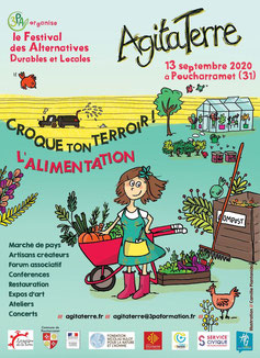 affiche festival agitaterre 13 septembre 2020