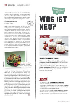 Artikel Sommer Desserts Trends 2019 Cooking Catering Inside 3/2019