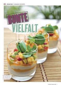 Artikel Sommer Desserts Trends 2019 Cooking Catering Inside 3/2019