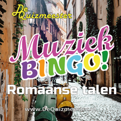 muziekbingo romaanse talen muziek bingo frans chansons italiaans spaans zomerhits portugees roemeens