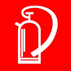 Feuerlöscher-Symbol