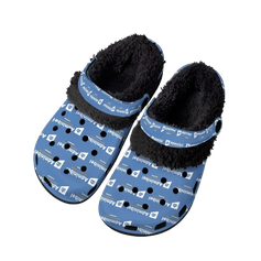 Fluffy crocs met logo laten maken en personaliseren custom made