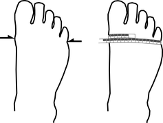 toe width