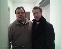 Editor Eric Strand and actor Ottaviano Blitch