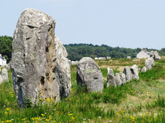 Menhire-Setzungen in Carnac