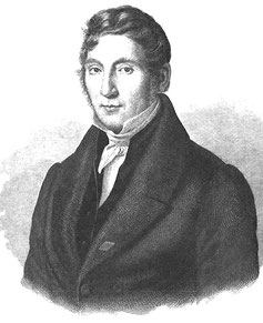 Louis Spohr. Stich von J. Roux.