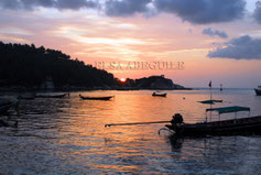 Coucher de soleil en Thaïlande