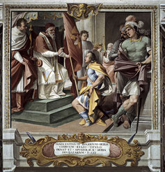 Dipinto Incoronazione di Ruggero II