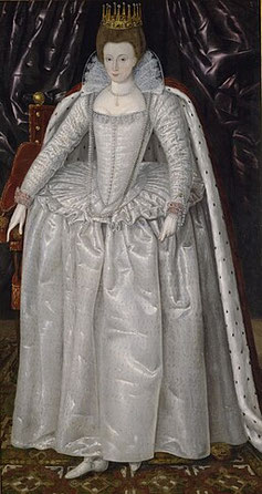 Elisabeth Vernon, Gräfin von Southampton, via Wikimedia Commons.