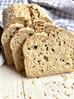 schnelles Brot, glutenfrei, garantiert glutenfrei, Blitz Brot, Hafermehl, ohne Hefe