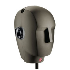 Foto: Neumann - Kunstkopf KU100; Kopf mit Ohr-Imitationen und innenliegende Mikrofone