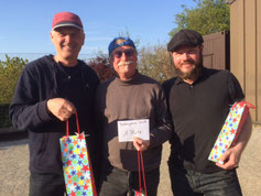 Sieger Christoph W., Bruno A. und Mathias K. (v.l.)
