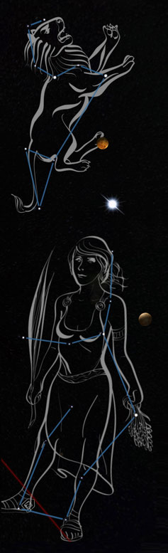 star constellation virgo lion Sun venus september 2022