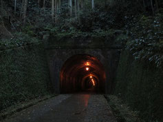 宇津ノ谷峠の明治のトンネル