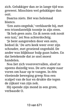 Voorbeeld een boek in de app.