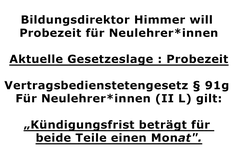 Kein Bedarf für Kündigungs-Verschärfungen von Lehrer*innen