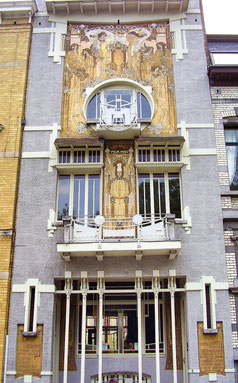 façade de la maison Cauchie à Bruxelles