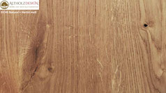 Holzmuster Eiche Naturfarben mit 2-K Mattlack Finish.