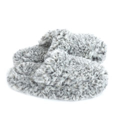 chaussons mules en laine naturelle mouton dessous cuir peau only mouton adulte savate pantoufles blanc beige gris chiné homme femme léger souple lavable machine