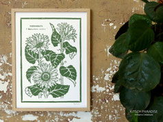 tournesol linogravure collection linocut