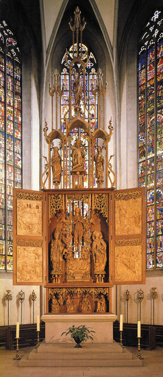 Münnerstadt: Stadtkirche: Riemenschneideraltar.  