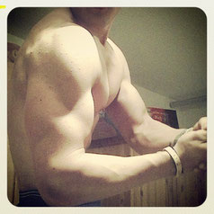7. Oktober 2013 - Nach einem erfolgreichen Armtraining.
