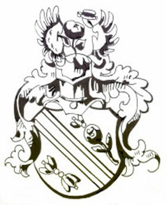 Wappen des Noé Ihm - ca, 1680 -. Wirklich geheimer Konsistorial- und Regierungsrat des Landesfürsten zu Dillenburg.