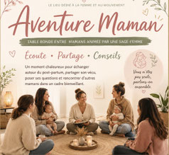 Des ateliers de parole et d'informations serons proposés régulièrement viendrons enrichir ce suivi ...