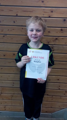 Im Teilnehmerfeld der Jugend U12 hat Frederik Schuster den 3. Platz erzielt.