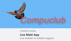 Meld de aankomsten van je duiven duiven Live - Compuclub