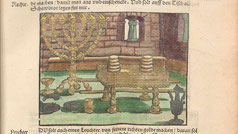 German Luther Bible menorah from Wittemberg 16th century