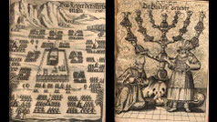 tabernacle with menorah from Conrad Mel. "Der Tabernackel: Oder Gründliche Beschreibung Der Stiffts-Hütte"