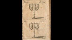 menorah in The Old Jewish Sanctuaries, worship services and customs, German Die Alten Jüdischen Heiligthümer, Gottesdienste und Gewohnheiten