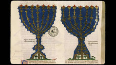Postilla in Bibliam, Nicolaus de Lyra, menorah