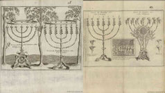 Atlas Biblique ou Cartes et Figures de la Bible Menorah 1789