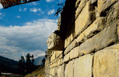 Cabezas Clavas in Chavin de Huantar