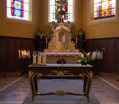 priorale de saint-quirin église rose d'or