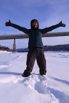 Yukon River Alaska, frozen, winter, Dalton Highway, Haul Road