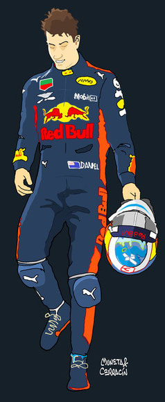 Daniel Ricciardo by Muneta & Cerracín