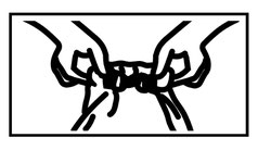 Tauchbeutel schliessen