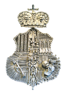 Wappen des Adelsgeschlechtes der Fürsten v. Schwarzenberger und Orlik