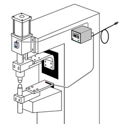 スポット溶接機の打点カウンタ設置例　SCM-044A