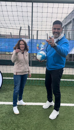 Moving Sportcamps Botschafter Prisca Steinegger und Pascal Zuberbühler