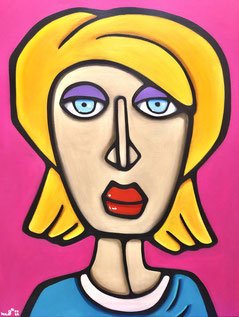 Woman Without Hat 50 x 70 