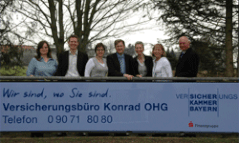 Bandenwerbung am Sportplatz in Mödingen